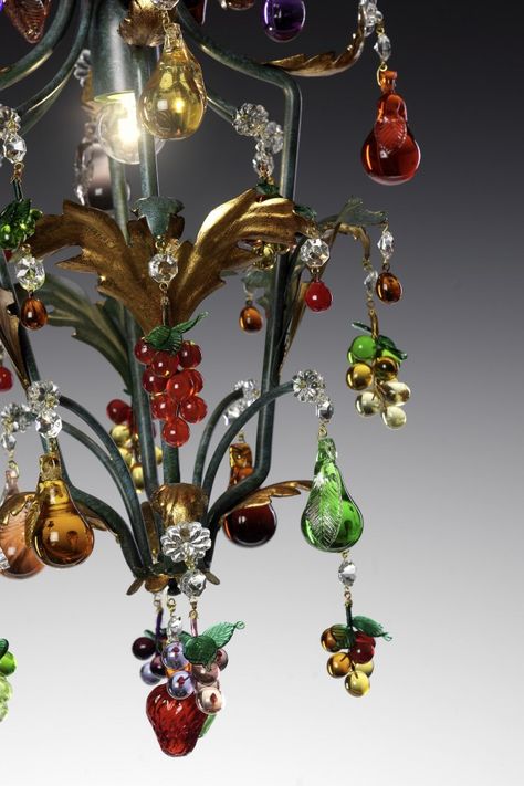 A Murano glass fruit chandelier is a very special purchase. The fruits on the chandeliers are made from solid glass, and even though you know they're made from glass, they still somehow look good enough to eat! http://www.italian-lighting-centre.co.uk/murano-glass-fruit-chandeliers-c-39_60.html#.VSnK0PnF9j8 Hygge Lighting, I Love Lamp, Murano Chandelier, Glass Fruit, Diy Chandelier, The Venetian, Murano Glass Chandelier, Glass Artwork, Beautiful Chandelier