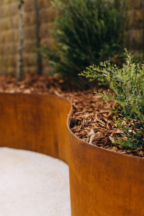 Garden Transformation, Steel Edging, Weathering Steel, Lawn Edging, Garden Edging, Corten Steel, Modern Landscaping, Raised Garden Beds, Raised Garden