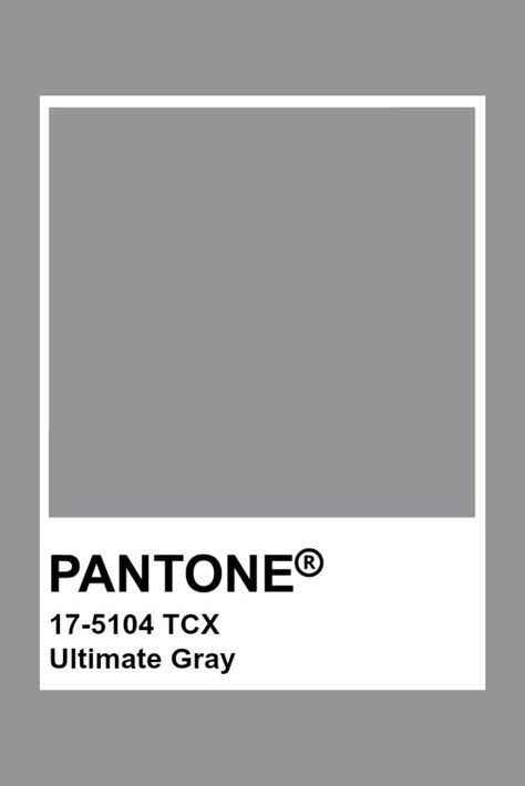 Pantone Ultimate Gray, Ultimate Gray Pantone, Grey Pantone Palette, Pantone Grey Shades, Pantone Grigio, Light Grey Pantone, Gray Pallete, Grey Pantone Color, Pantone Gray