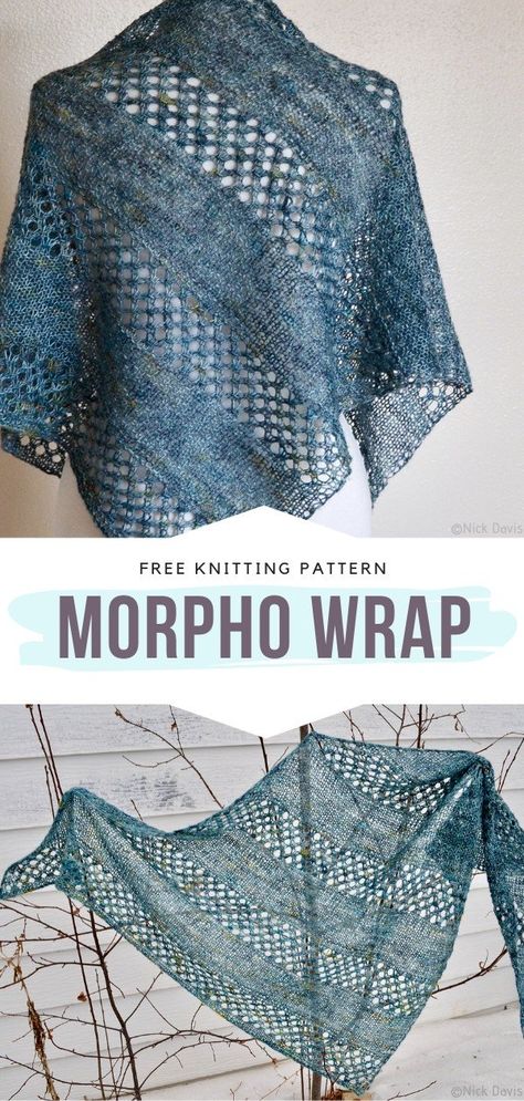 Enchanting Shawls Free Knitting Patterns - Free Crochet Patterns Amigurumi Patterns, Free Shawl Knitting Patterns Wraps, Knit Shawls And Wraps Patterns Free, Free Knit Shawl Patterns, Knit Wrap Pattern, Lace Shawl Pattern, Knit Shawls, Shawl Knitting, Easy Knitting Projects