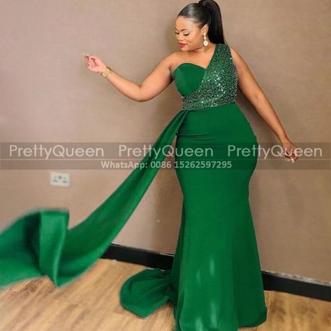 Dinner Gown Styles, Prom Dresses Mermaid, Dinner Gowns, Ankara Long Gown Styles, One Shoulder Prom Dress, Reception Gown, Dinner Dress Classy, African Print Dress Designs, Stylish Wedding Dresses