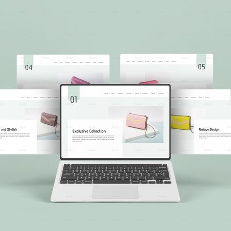 Mackbook with Website Presentation Mockup Set v.1 Website Mockup Design Ideas, Site Mockup, Website Mockup Psd, Website Mockup Design, Web Design Mockup, Website Presentation, Presentation Website, Ecommerce Startup, Web Mockup