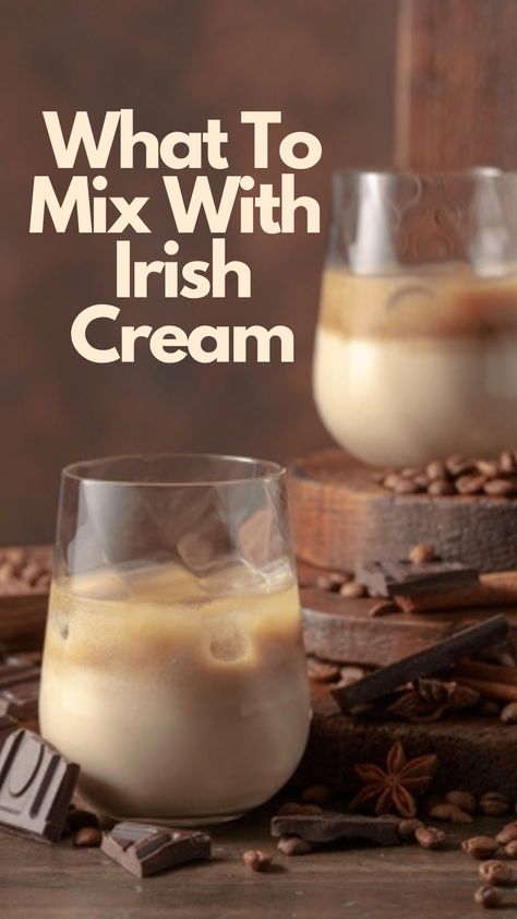 7 Most Popular Drinks to Mix With Irish Cream Hot Cocoa With Baileys Irish Cream, Recipes Using Irish Cream Liquor, Baileys And Cream Drink, Bailies Irish Cream Drinks, Homemade Baileys For Christmas, Bailies Irish Cream Recipes, Bailey's Cocktail Recipes, Irish Cream Liquor Drinks, How To Make Irish Cream