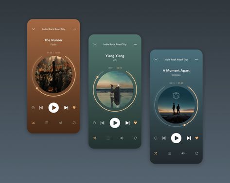 Music Player Ui Design, Music App Design, Music Player Design, Logo Design Color Palette, Music Player App, Only Music, Ui Design Trends, App Interface Design, Meditation Apps