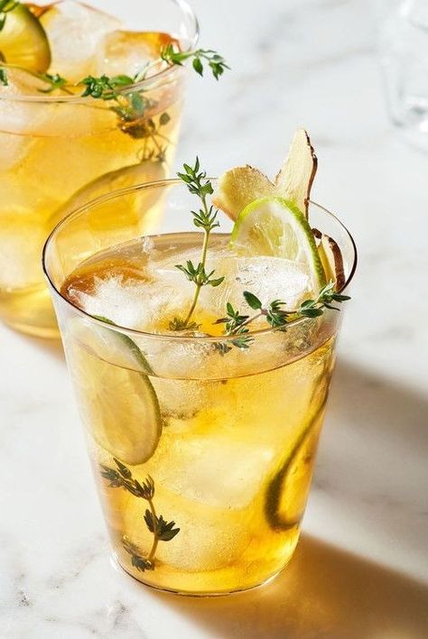 Our best iced tea recipes include options for tried-and-true favorites like chamomile and herbal to fruity and coconut-flavored teas. Each will keep you cool and refreshed all summer long, like this Rooibos Limeade recipe. #summerdrinkrecipes #tearecipes #lemonaderecipes #marthastewart #drinkrecipes #drinkideas #fundrinkrecipes Limeade Recipe, Making Iced Tea, Make Simple Syrup, Herbal Teas Recipes, Iced Tea Recipes, Tea Cocktails, Rooibos Tea, Flavored Tea, Best Tea