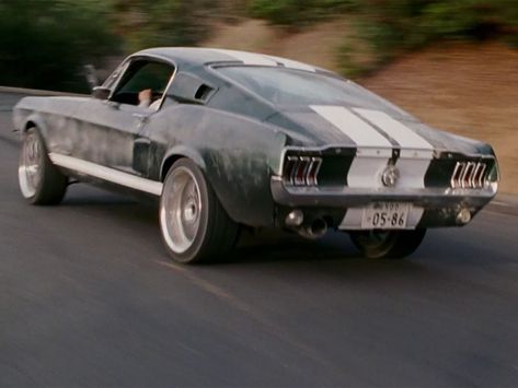 You Can Own The Nissan-Powered Ford Mustang From Tokyo Drift. Stuffing a Nissan GTR engine into a 1967 Ford Mustang probably caused a lot of offense at the time. Tokyo Drift Mustang, Gtr Engine, Fast And Furious Cars, 2006 Mustang, 1968 Ford Mustang Fastback, Mustang 1967, E60 Bmw, Ford Mustang 1967, Car Parts Decor