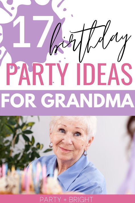 87th Birthday Party Ideas For Grandma, 89 Year Old Birthday Party Ideas, 100 Years Old Birthday Party Ideas, 78th Birthday Party Ideas For Mom, 90th Birthday Party Themes For Grandma, Ladies 80th Birthday Party Ideas, Moms 80th Birthday Party Ideas, Grandmothers Birthday Party Ideas, 81 Birthday Party Ideas