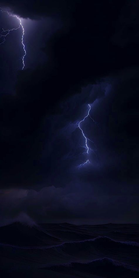 Dark And Stormy Aesthetic, Blue Lightning Wallpaper, Dark Blue Lightning, Thunder And Lightning Aesthetic, Stormy Background, Lightning Bolt Wallpaper, Thunder Wallpaper, Heavens On Fire, Poetry Templates