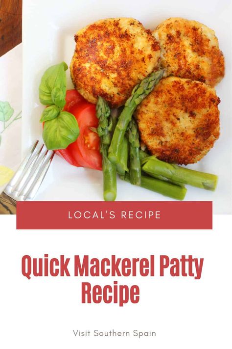 Do you want to try the best Mackerel Patty Recipe from Spain? This easy mackerel patties recipe is exactly what you need to put together a delicious lunch or dinner, that both heathy and nutritious. We are talking about the famous mackerel cakes that are so beloved by every Spaniard, and for a good reason. The fried mackerel patties are made with Spanish mackerel fish and turned into one of the best mackerel fish cakes you've ever eaten. #mackerelpattyrecipe #mackerelcakes #spanishmackerelrecipe Fried Mackerel Patties, Mackerel Patties Canned, Mackerel Fish Cakes, Recipes For Mackerel Fish, Spanish Mackerel Fish Recipes, Jack Mackerel Patties Recipe, Canned Mackerel Fish Recipes, King Mackerel Recipes, Mackerel Fish Recipes