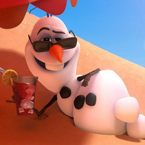 Disney, The Snowman, A Cartoon, Olaf, Cartoon Character, Olaf The Snowman, Trailer, Frozen, Orange