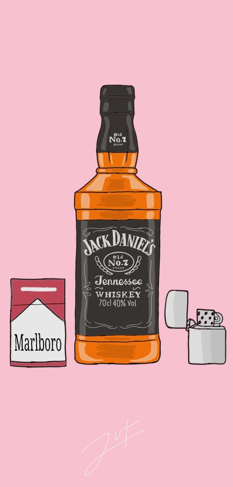 Jack Daniels Wallpaper Art, Jack Daniels Bottle Painting, Jack Daniels Bottle Drawing, Jack Daniels Painting, Jack Daniels Wallpaper Iphone, Alcohol Posters Aesthetic, Jack Daniels Drawing, Whisky Drawing, Jack Daniels Aesthetic