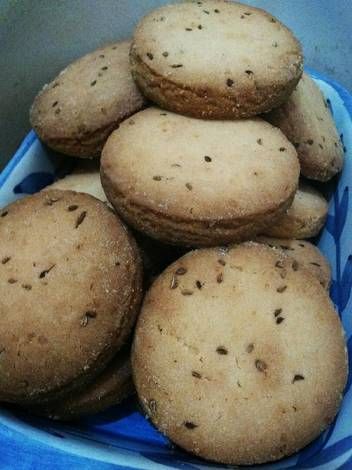 Ajwain Cookies, Cookie Tray, Big Bowl, Cookies Recipe, Butter Cookies, Powdered Sugar, Melted Butter, Try It, Christmas Cookies