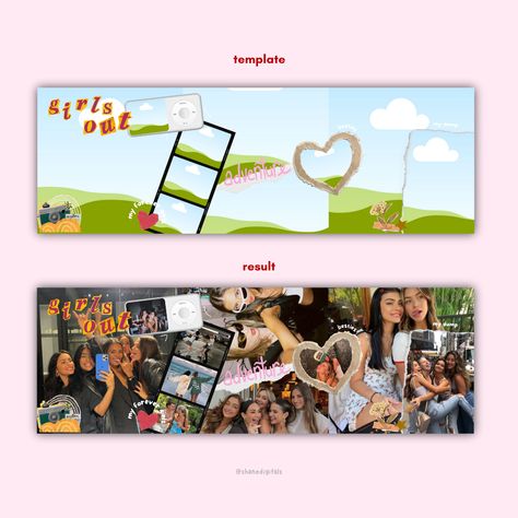 Scrapbook Template Ig Scrapbook, Collage Scrapbook Layouts, Canva Inspiration, Personalised Scrapbook, Unique Scrapbooks, Scrapbook Template, Storytelling Techniques, Yearbook Themes, Collage Scrapbook