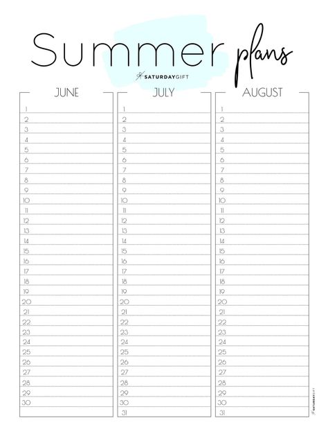 Want to be organized and plan your summer? Here's a minimal summer planner/calendar to create a 12-week plan for June, July & August. Free printable worksheets. Cute & practical. #miniplanner #planning #freeprintables #instantdownload #freeprintable #worksheet #calendar #printablecalendar #minimal #simple How To Be More Organized, Minimal Planner, Summer Planner, Productive Life, Simplify Life, Goals Worksheet, Journal Lists, Be Organized, Planner Sheets