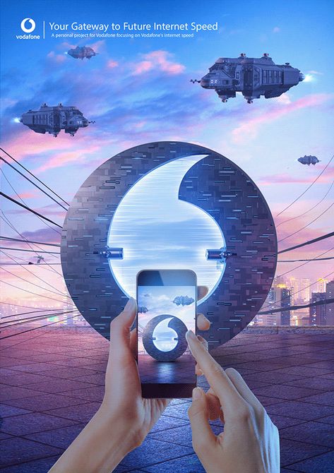 Vodafone Advertising, Social Media Campaign Design, Banks Ads, Visual Advertising, Creative Advertising Photography, Digital Advertising Design, Clever Advertising, Creative Advertising Design, Publicidad Creativa