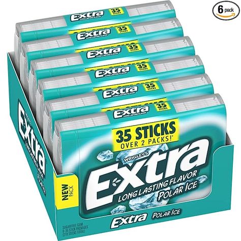 Extra Polar Ice Gum, Polar Ice Gum, Extra Gum, Wrapped Sticks, Pack Of Gum, Gum Flavors, Mint Gum, Sugar Free Gum, Keno