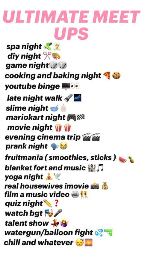 what to do at home with friends What To Do The Night Before Picture Day, Things To Do At Home With Bestie, What To Do In Sleepovers, Stuff To Do With Your Best Friend At Home, Fun Things To Do With Girlfriend, Things To Do With Cousins At Home, Activities With Friends At Home, Things To Do At Your Friends House, Places To Go With Your Best Friend