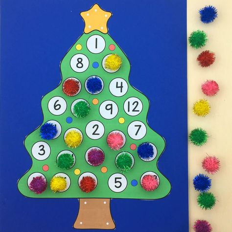 Countdown to Christmas fine motor activities. Santa Countdown To Christmas, Preschool Countdown To Christmas, Kids Christmas Countdown Craft, Preschool Christmas Countdown Craft, Santa Countdown Craft, Christmas Countdown Preschool, Countdown To Christmas Diy, Preschool Christmas Countdown, Christmas Countdown Classroom