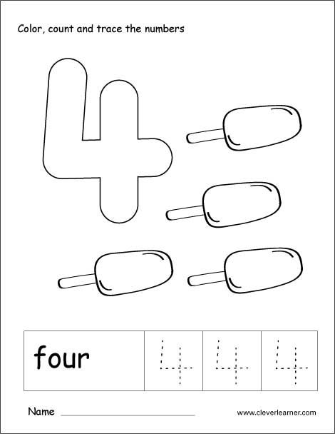 Number 4 tracing and colouring worksheet for kindergarten 4 Worksheets Preschool, Number 4 Worksheet Kindergarten, Number 4 Preschool Activities, Preschool Number 4 Activities, Number 4 Activities For Toddlers, Number 4 Activities For Preschool Crafts, Number Four Activities Preschool, Number 4 Activity, Prek Number 4 Worksheet