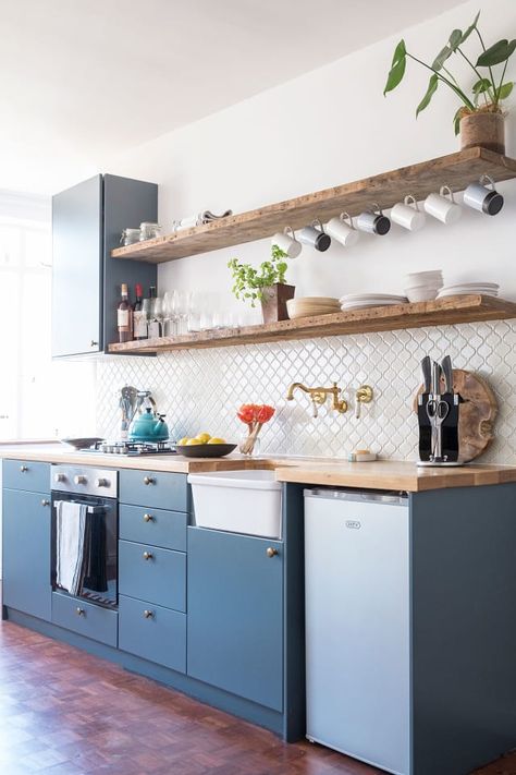 Warm wood kitchen