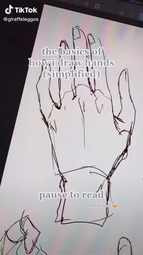 How to draw a hand [Video] | Drawing techniques, Art tutorials drawing, Anime art tutorial Hand Video, Draw Hands, Drawing Hands, Body Drawing Tutorial, 얼굴 그리기, Hand Drawing Reference, Tutorials Drawing, Digital Art Beginner, Simple Illustration