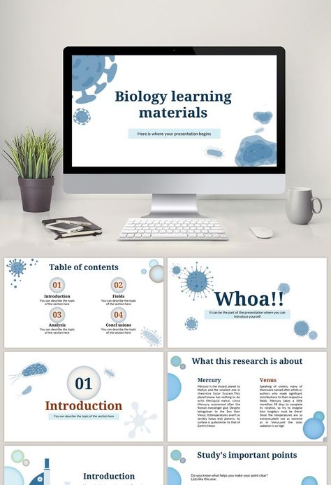 Blue Biology Learning S PPT Template#pikbest##PowerPoint Microbiology Powerpoint Template, Biology Presentation Template, Biology Ppt Template, Ppt Template Free Download, Ppt Free, Free Ppt Template, Morning Wallpaper, Powerpoint Tutorial, Powerpoint Free