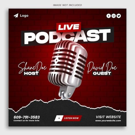 Podcast Social Media Post Design, Podcast Poster Ideas, Podcast Poster Design, Podcast Social Media, Social Media Post Design, Flyer And Poster Design, Social Media Design Inspiration, Post Design, Design Graphique