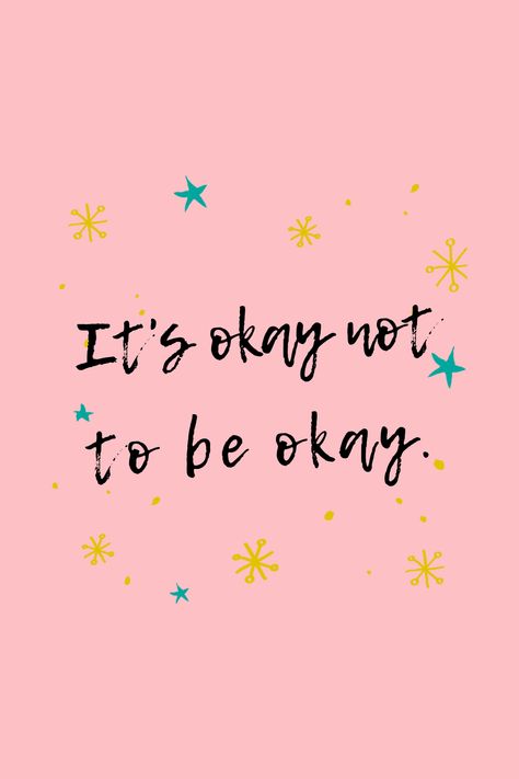 Ok Wallpaper, Quotes For Wall, Everybody Makes Mistakes, Positive Quotes Wallpaper, Good Vibes Quotes, It Is Okay, Vibes Quotes, Quote Wallpaper, Aesthetic Sticker