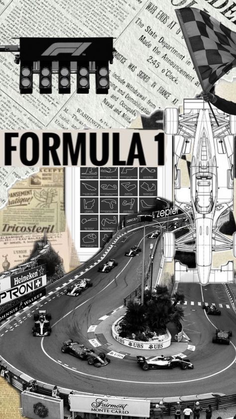 Formula 1 Background Iphone, F1 Tablet Wallpaper, Classic F1 Wallpaper, Cool F1 Wallpapers, Formula One Collage, F1 Aesthetic Collage, Formula 1 Moodboard, F1 Magazine Cover, Racetrack Wallpaper