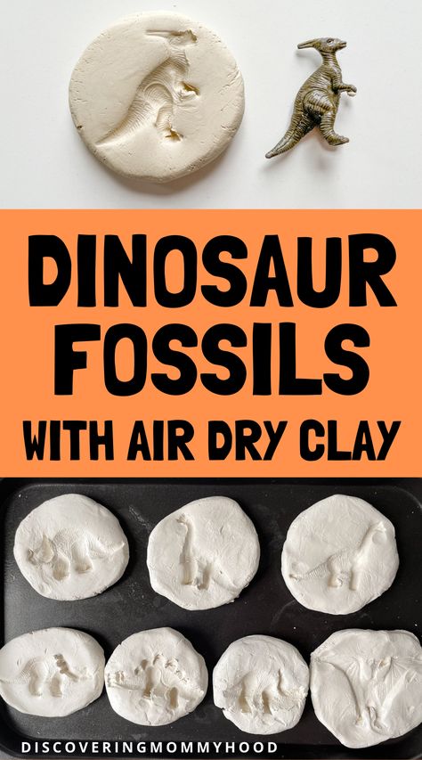 Clay Crafts Preschool, Preschool Clay Ideas, Air Dry Clay Dinosaur Fossils, Air Dry Clay Projects For Kids Fathers Day, Clay For Preschoolers, Modeling Clay Activities, Air Dry Clay Projects For Preschoolers, Clay Crafts For Preschoolers, Air Dry Clay Kindergarten