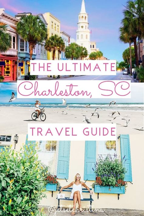 The Ultimate Travel Guide to Charleston, South Carolina Charleston Babymoon, Charleston Bars, Charleston Trip, Southern Road Trips, Charleston Travel Guide, Charleston Vacation, South Carolina Vacation, Hilton Head Island South Carolina, South Carolina Travel