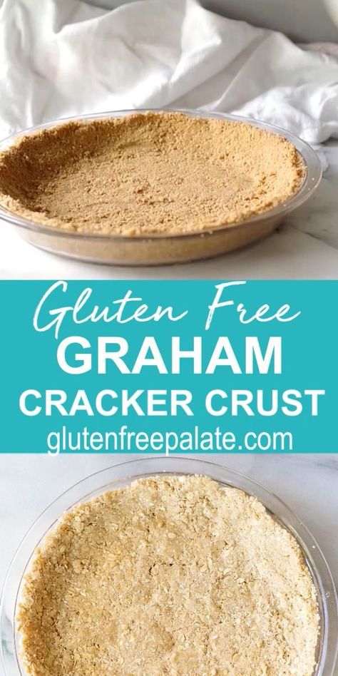 Mama Knows Gluten Free, Gluten Free Graham Cracker Crust, Graham Cracker Pie Crust, Cracker Pie Crust, Graham Cracker Pie, Cracker Pie, Glutenfri Baking, Gf Sweets, Graham Cracker Recipes