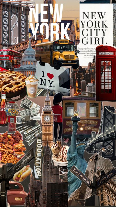 Nyc Wallpaper, Yankees Game, City Collage, New York Wallpaper, Nyc Baby, Travel Collage, Vision Board Wallpaper, Itinerary Planning, Nyc Aesthetic