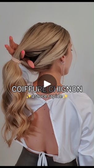 318K views · 3.6K reactions | ASTUCE CHIGNON RAPIDE & SIMPLE 🤍#hair #Hairstylesideas #hairhacks #cheveux #hairtutorial #coiffuredujour #coiffuretendance #coiffurefacile #hairstyle #coiffurefemme #coiffuresimple #hairstyles #hairinspo #cheveuxlongs #coiffure #tutocoiffure #coiffeuse #longhair #hairstyleinspo #easyhairstyle #astucecoiffure #chignonboheme #coiffuremariage #chignon #coiffuremariee #chignonmariage #chignonmariee #coiffurerapide #ideecoiffure #hairtips | poppy_hairstyles | poppy_hairstyles · Original audio Simple Chignon, Chignon Tutorial, Poppy Hairstyles, Chignon Simple, Simple Hair, Fun Hair, Hair Tutorials, Beauty Ideas, Hair Dos