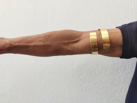 Excited to share the latest addition to my #etsy shop: Men gold wide upper arm band, wrap around men armlet cuff, men snake bicep bracelet https://etsy.me/3k6tBdN Mens Arm Jewelry, Bracelet Biceps, Bicep Bracelet, Upper Arm Cuff Bracelet, Upper Arm Cuff, Metal Snake, Arm Cuff Bracelet, Upper Arm Cuffs, Arm Bracelet