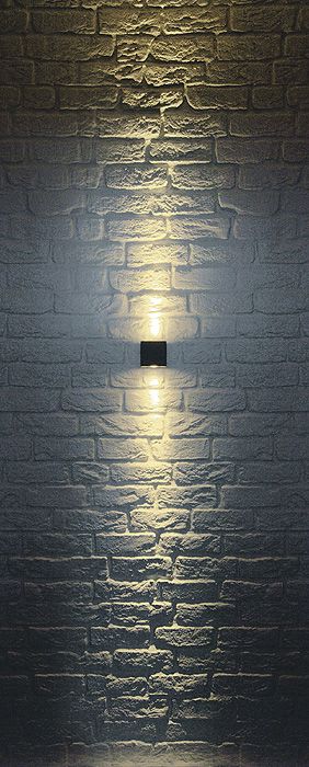 £42.84 external Atrium Lighting, Exterior Wall Lights, Wall Lights Modern, House Gardening, Curved Wall, Light Brick, Diagonal Lines, Light Ideas, Exterior Wall Light