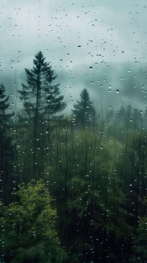 Monsoon Wallpaper Rain, Land With Trees, Raining Wallpaper Aesthetic, Aesthetic Photos To Take In The Rain, Forest Rain Wallpaper, Rain Background Aesthetic, Aesthetic Pictures Rain, Rainy Forest Wallpaper, Beautiful Forest Wallpaper