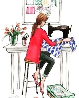 Mend Not Spend. Save Money, Work Less, Have More Time. Heather Stillufsen, Sew Ins, 자수 디자인, Sewing Art, Sewing Room, Fashion Sketches, Fashion Drawing, Craft Room, Sewing Machine