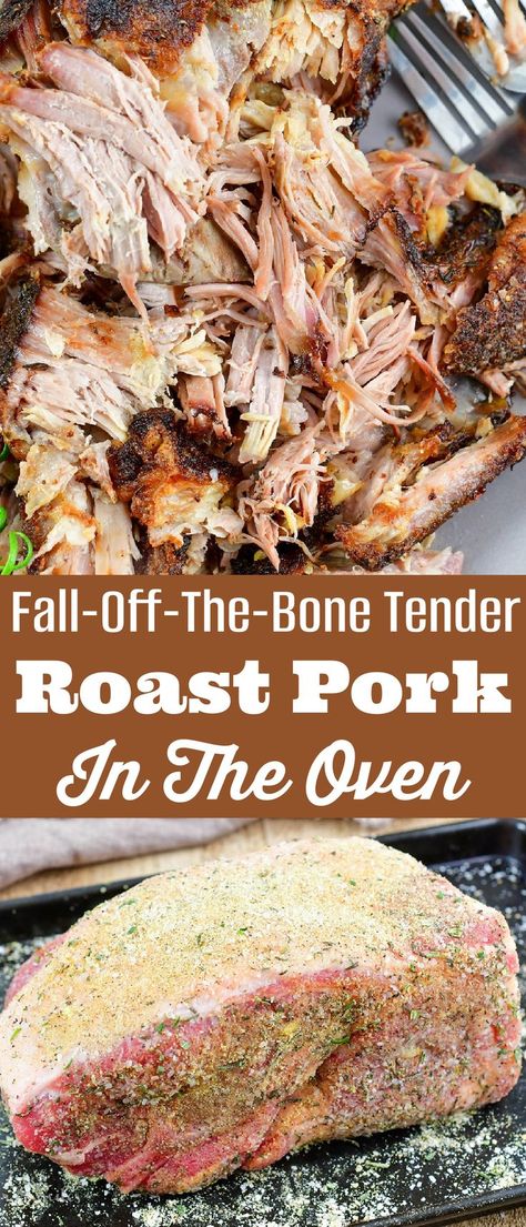 Best Seasoning For Pork Roast, Seasonings For Pork Roast, Pork Roast With Bone In Recipes, Perfect Pork Roast In Oven, Pork Sirloin Roast Boneless, Pork Shoulder For Pulled Pork, Tender Pork Roast In Oven, Pork Roast In Oven Bone In, Pork And Beef Roast Cooked Together In Oven