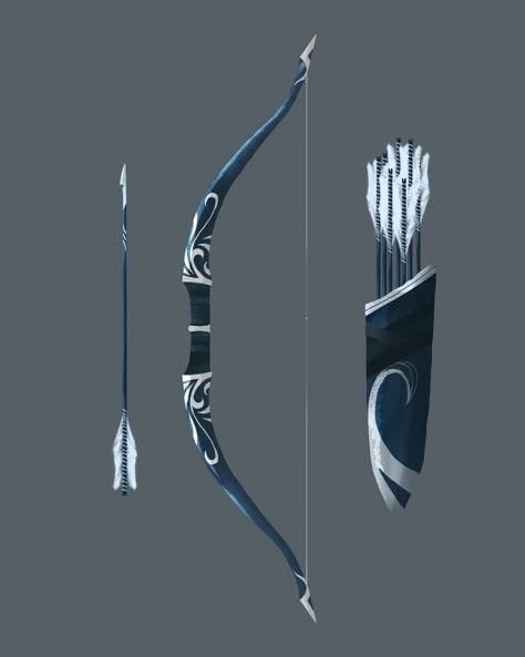 Bow And Arrow Set, 다크 판타지, Bow And Arrow, Bow Arrows, Cool Swords, Arrow Design, Arte Fantasy, Bow Design, Archery