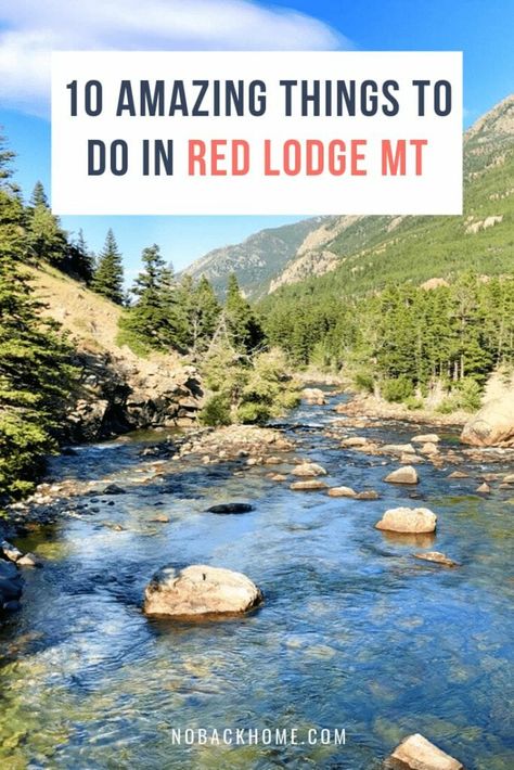 10 Super Fun Things to Do in Red Lodge Montana including white water rafting, hiking and more. Make sure to stop into Red Lodge before or after your Beartooth Highway adventure #montana #redlodge #beartooth Red Lodge Montana Things To Do, Visiting Montana, Beartooth Highway, Red Lodge Montana, Montana Travel, Yellowstone Trip, Usa Roadtrip, Float Trip, Water Rafting