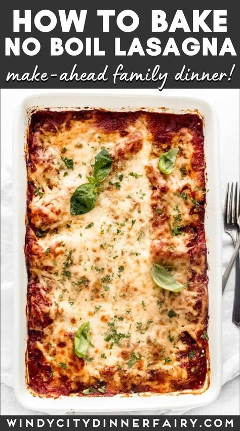 Lasagna Recipe With Oven Ready Noodles, Lasagna Oven Ready Noodles, No Cook Noodle Lasagna, Recipes With Lasagna Noodles, Baked Lasagna Recipe, Cheese Lasagna Recipe, How To Cook Lasagna, Beef Lasagna Recipe, Oven Ready Lasagna