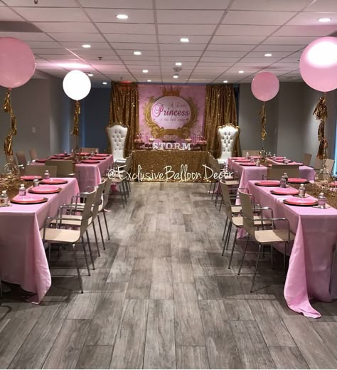 Princess Baby Shower Pink Royal Baby Shower Theme, Royal Baby Showers Girl, Gold And Pink Baby Shower Ideas, Sweets Table Baby Shower Ideas, Little Princess Baby Shower Ideas, Sweet 16 Princess Theme, Princess Themed Baby Shower Ideas, Baby Shower Pink Theme, Royal Princess Baby Shower Theme