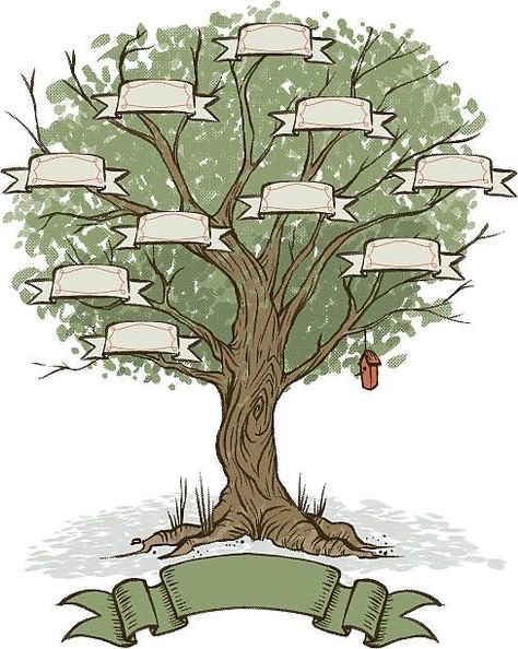 Family Tree Ideas Aesthetic, Family Tree Examples, Peta Pikiran, Family Tree Drawing, Family Tree Images, Family Tree Clipart, Family Trees Diy, Genealogy Ideas, خريطة ذهنية