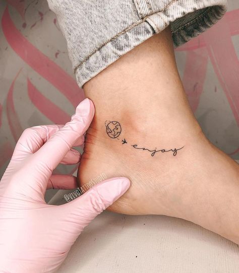 Meaningful Ankle Tattoos, Small Couples Tattoo, Woman Tattoo Design, Body Tattoo Ideas, Tattoo Design Ideas For Women, Small Tattoo Design, Ink Tattoo Design, Tattoo Ankle, Couples Tattoo