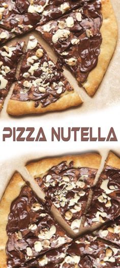 Healthy Pizza Recipes Clean Eating, Easy Healthy Pizza Recipes, Nutella Treats, Nutella Pizza, Vegetarian Pizza Recipe, Cherry Jam Recipes, Dessert Pizza Recipes, Nutella Recipes Easy, Chocolate Pizza