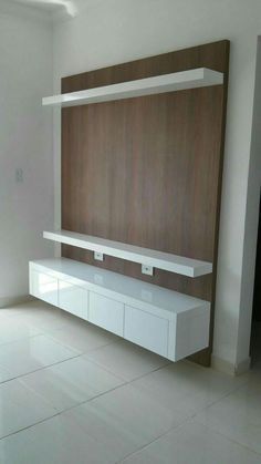 Simple Tv Unit Design, Bedroom Tv Unit Design, Tv Wall Panel, Lcd Panel Design, Tv Wall Cabinets, Wall Unit Designs, Tv Unit Furniture Design, Tv Unit Decor, Modern Tv Wall Units