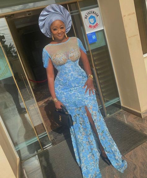 Blue Aso Ebi Styles Lace, Asoebi Lace Styles For Slim Ladies, Asoebi Styles Lace Traditional Weddings 2020, Aso Ebi Lace Styles 2020, Beautiful Lace Gown Styles, Cord Lace Gown Styles Aso Ebi, Aso Ebi Lace Styles 2023, Trendy Lace Asoebi Styles, Aso Ebi Lace Styles African Weddings