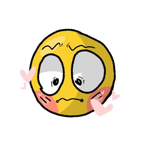 Embarrassed emoji. Love Emoji Art Blushing, Embarrassed Face Drawing, Embarrassed Reaction Pic, Embarrassed Emoji, Embarrassed Face, Emoji Cursed, Emoji Emotions, Blushing Emoji, Meme Cartoon