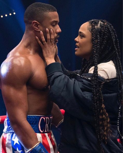 Adonis & Bianca on Creed II Bianca Creed, Tessa Thompson Creed, Couple Tumblr, Michael Bakari Jordan, Creed Movie, Flipagram Instagram, Michael B Jordan, Couple Goal, Tessa Thompson